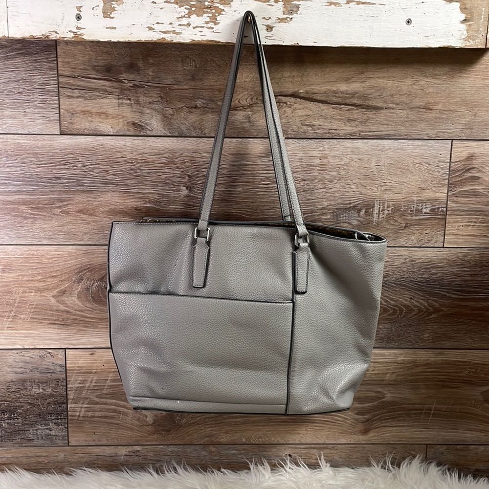 Seven Days Lifestyle and Dreams Large Shoulder Bag Vegan Gray